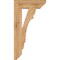 Ekena Millwork Olympic Slat Smooth Bracket, Western Red Cedar, 3 1/2"W x 14"D x 26"H BKT04X14X26OLY06SWR - alternate 2